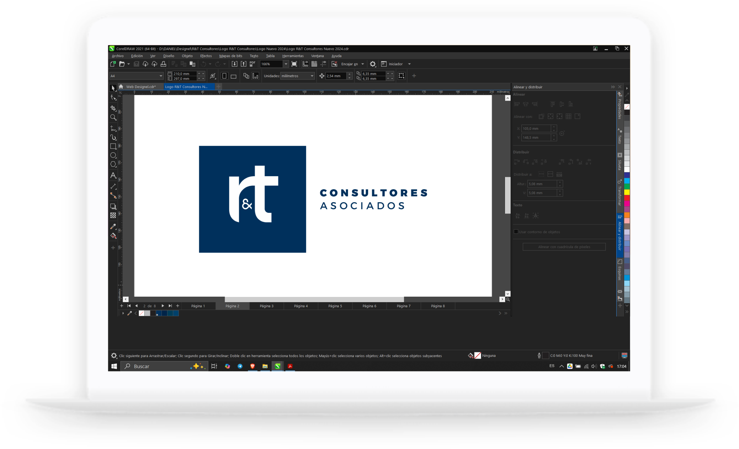Diseño Web en Notebook